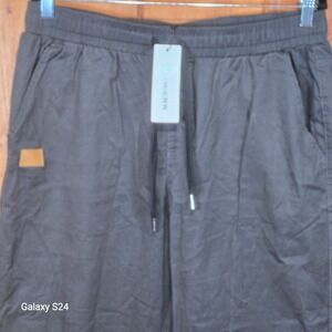 JMIERR Mens Jogger‎ Pants Charcoal Gray Cotton Stretch Drawstring XL NWT